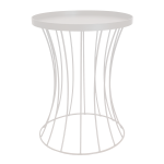 Cordset Large Side Table - White Textured