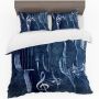 Nostalgic Violin Duvet Cover Set Queen