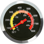 Lifespace Universal Replacement Braai Thermometer - Colour Face