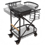 Foldable Braai Cart Shopping Trolley Portable Braai Trolley Bbq Cart