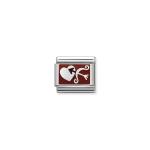 Composable Classic Link Enamel Heart With Arrow