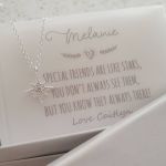 Nalah 925 Sterling Silver North Star Necklace With Note 10X11MM On 45CM Chain