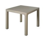 Verona Square Table Taupe – 4 Seater