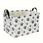 Paw Print Storage Basket 8 PSB1
