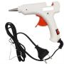 Noble Hot Melt Glue Gun 20W White- With Indicator Light And On/off Switch On The Handle Quickly Melt Approx. 8 Minutes Compatible With 7MM