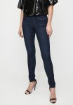 Sissy Boy Mila-rose : Mid-waist Skinny With Back Pocket Embroidery - Dark Vintag