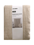 Natura L Basketweave Lined Curtain - 230 X 218 Cm L