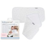 Baby Sense Burp Cloth 2PK Blue