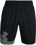 Men's Ua Woven Graphic Shorts - Black / XL