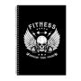 Fitness Notebook Fitness Gift Idea A4 Notepad 128