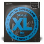 Daddario ETB92-5 50-135 Tapewound Bass Medium Long Scale 5 String Bass Guitar Strings