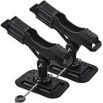 Fishing Rod Holders For Boat Adjustable Fishing Pole Holder With Large Clamp Folding Rod Racks Holder 2PCS 70 Rod Holder
