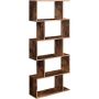 5-TIER Display Shelf And Room Divider Freestanding Bookcase