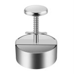 Hamburger Press Round Burger Patty Maker Non-stick Adjustable Stainless Ste