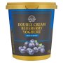 Crafted Collection Double Cream Blueberry Flavoured Yoghurt 1KG