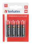 Verbatim Aa Alkaline Batteries 4-PACK