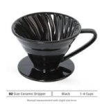 Coffee Accessories Design Food Grade Material Pour 02- Black