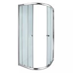 Shower Door Aquila Bright Chrome Qtr Rnd 900X900X1850