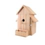Wood Bird Houses For Outside With Pole Wooden