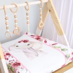 Changing Mat Cover Pink And Maroon Ellie Rose Wonderland