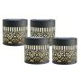 Solar Mandala Outdoor Lights Waterproof Garden Wall Lights 4 Pack