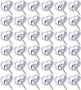200 White Heart-shaped Thumb Tacks 200PCS Small Replaceable Push Pins