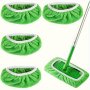 Swiffer-compatible Microfiber Mop Pad - Washable & Reusable Perfect For Wet And Dry Cleaning - Durable Flat Refill For Home And School Use 1PC