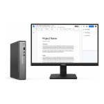 Lenovo Thinkcentre Neo 50Q Intel Core 5 Win 11 Pro Tiny PC And S22-4E Monitor Bundle