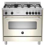 America 90CM Gas Hob & Gas Oven Gas Grill - Cream - 890-960MM X 895 X 600MM