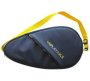 Leather Padel Racket Bag Yellow Black Sling Bag 3 L