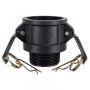 Camlock Pp Type B Female Coupler X Male Bsp- 40MM