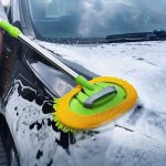 Extendable Car Wash Mop With Long Handle - Chenille Microfiber Car Cleaning Brush Tool Soft And Durable Car Care Accessory For E