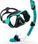 Adults Clear Lenses Anti-fog Mask & Dry Snorkel Set