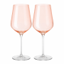 Ritzenhoff - Red Wine Glass 500ML Set Of 2 Fjordlicht No. 1 Series Peach