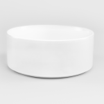 - Flat Stackable Salad Bowl Choose From 4 Colours - White