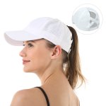 Soft Top Baseball Cap For Women's New Fashionable European And American Outdoor Sports Ponytail Baseball Cap Casual And Versatil