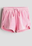 Velour Pull-on Shorts - Pink