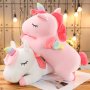 3 Sizes Unicorn Plush Toy Pink White Adorable Unicorn Plush Toy Dream Girl Doll Interactive & Cuddly Unicorn Plush Toy Gift Soothing Audio Magical Birthday & Party Gift