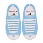 Speed Laces No Tie Silicone Elastic Shoe Lace For Kids ? Black – Black