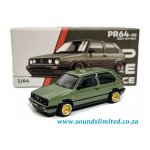 Volkswagen Golf GTI MK2 Oak Green PR64-99 1 64