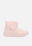 PoP Candy Velcro Strap Puffer Boots-pink