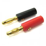 Banana Plugs Gold Plated - Red X 1