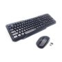 Unique Wireless USB 104 Keys Standard Us Layout Keyboard And Wireless 2 Button 1000 Dpi Optical Mouse Combo- Wireless 104 Qwerty Keyboard Wireless 2 B