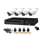 Diy 4 Channel Ahd Kit With 1.3MP Digital Camera's 720P Recording And Internet Remote Viewing - Add A 500GB Hdd