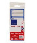 Marlin Blue Border School Labels