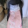 3-IN-1 Snuggle Baby Sleeping Bag Azalea Pink Flower Bouquet Set