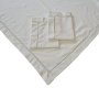 - Oxford Satin Stitch - Duvet Cover Set - Single / Duck Egg