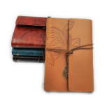 Feather Leather Journal - Black