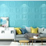 20PCS 3D Roman Sculpture Style Brick Tile Vinyl Wall Sticker Waterproof Mildew Proof Self-adhesive Foam Wall Panel For Kitchen L