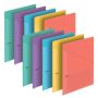 Stationery Colourful Document Organiser Folders With Note Lines 10PC - 28CM